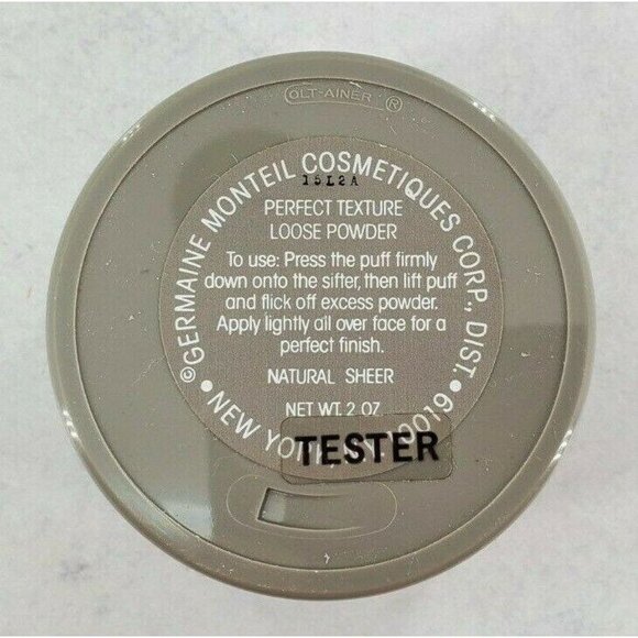 Vintage Sealed Germaine Monteil Perfect Texture Loose Powder Natural Sheer 2 oz - Picture 6 of 6